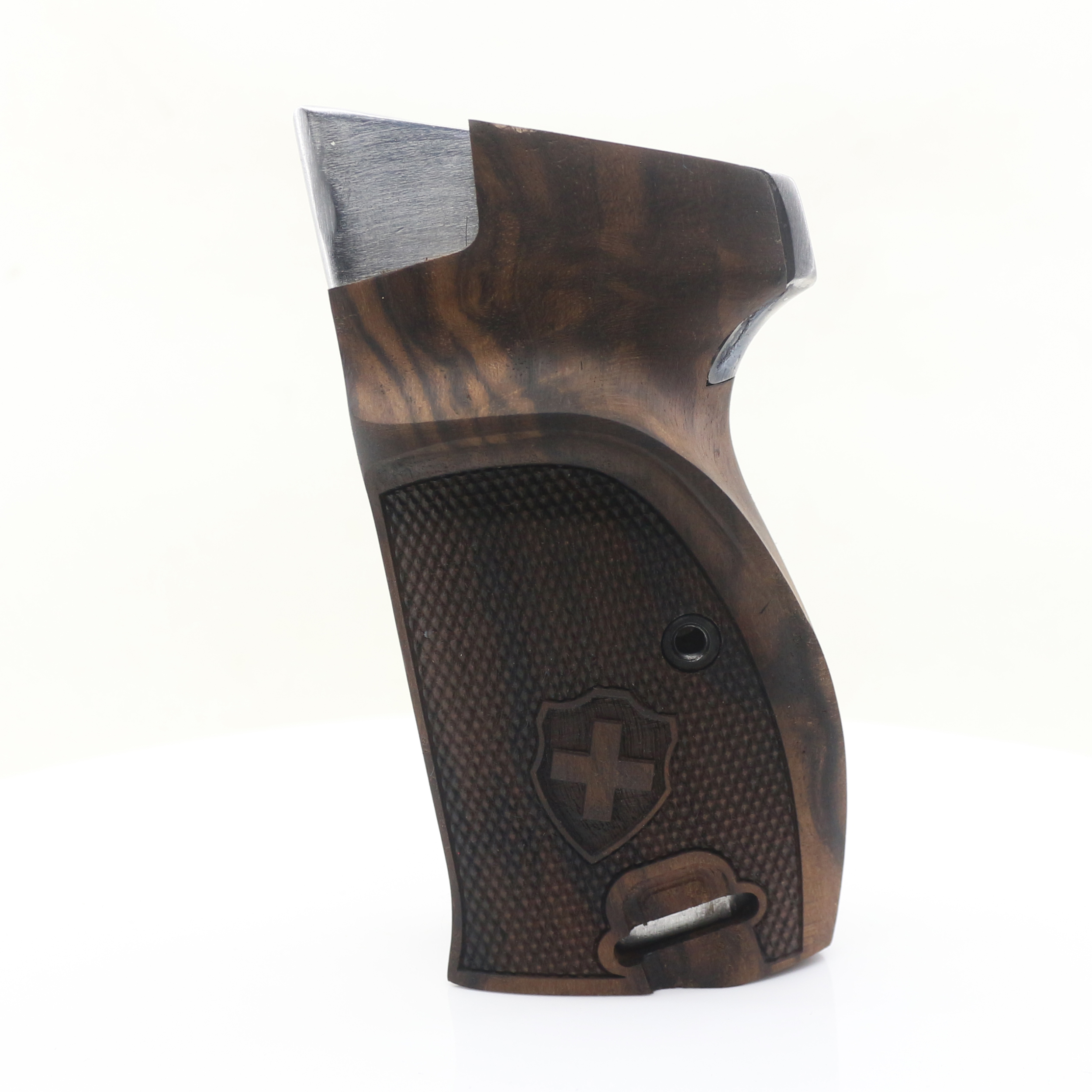 Sig P210-1 / P210-4 / P210-5 / P210-6 / DK M49 - With Lanyard Ring (Kordon Halkalı) Kök Ceviz Ağacı Lazer Logo 