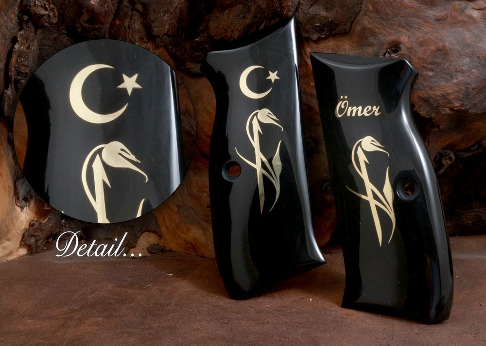 Canik L120 Siyah Akrilik Pirinç Logo 